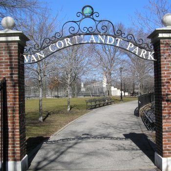 van-cortland-park-entrance-to-the-park-bronx-neighborhood-new-york