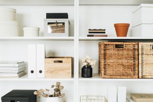 Modern,Home,Office,Cabinet,Interior,Design,Concept.,White,Storage,Shelves