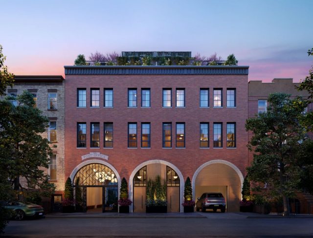 Evening view of Post House along Atlantic Avenue