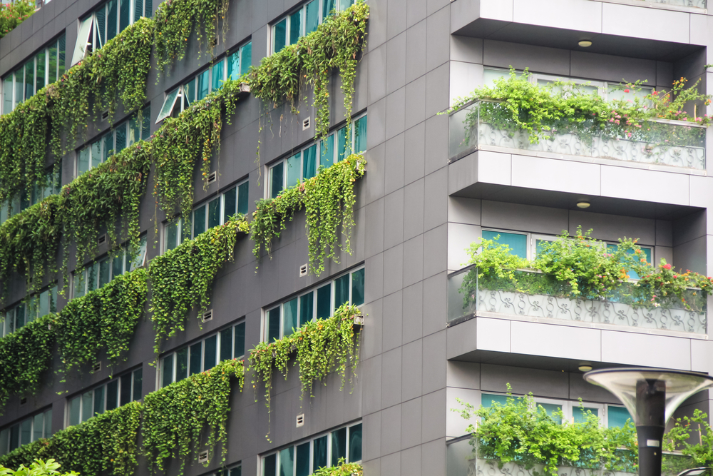 Eco friendly building environmental compliance
