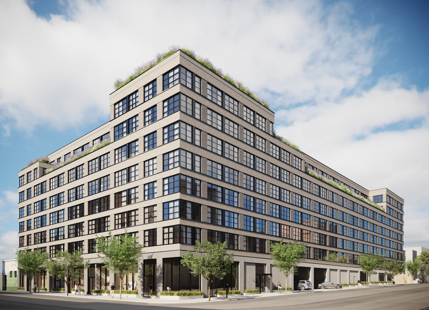 499 President Street in Gowanus, Brooklyn. Rendering courtesy of SLCE Architects