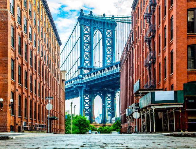 Dumbo neighborhood in Brooklyn NYC