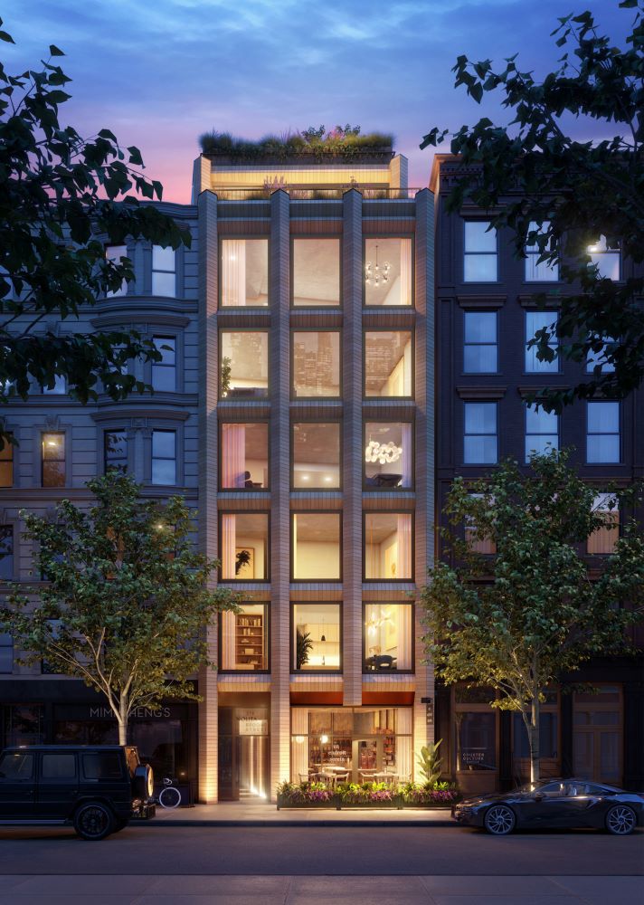 Evening rendering of 378 Broome Street