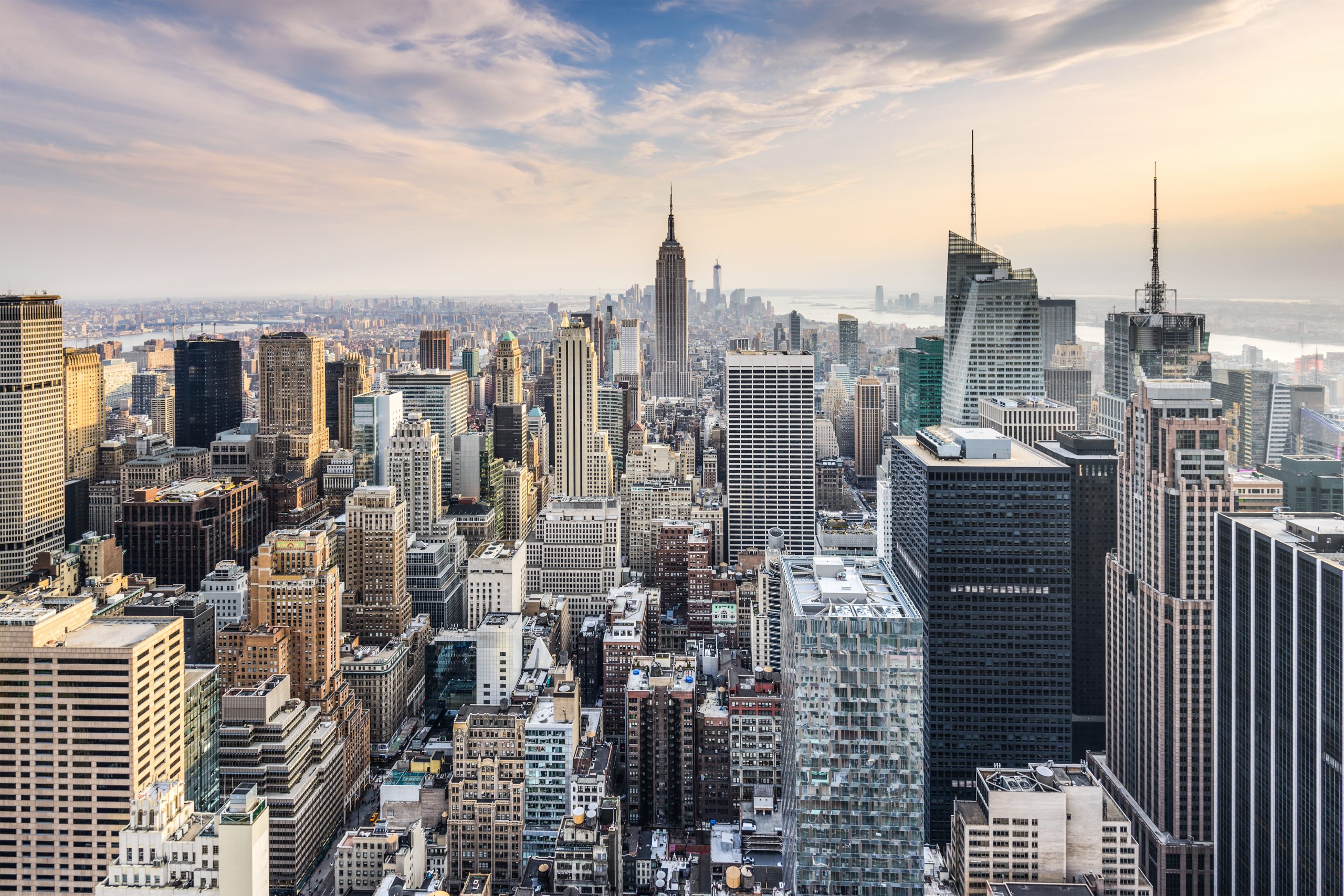 New,York,City,,Usa,Midtown,Manhattan,Financial,District,Skyline.