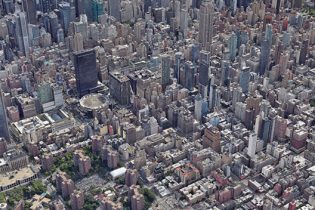 Aerial view of Midtown Manhattan - Department of City Planning