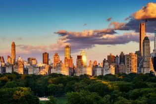 New,York,City,Upper,East,Side,Skyline,Over,The,Central