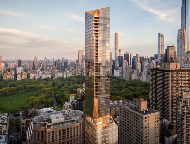 Rendering of 50 West 66th Street - Snøhetta