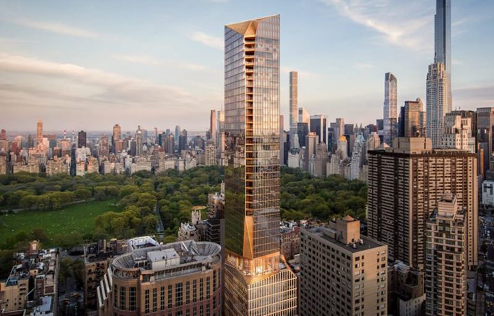 Rendering of 50 West 66th Street - Snøhetta