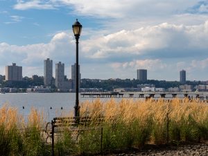 Riverside,Park,South,Along,The,Hudson,River,With,A,Street