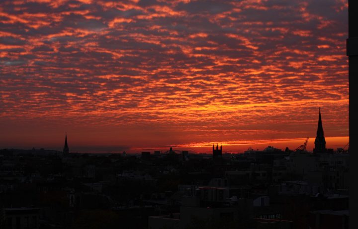 Sunset,Over,Boerum,Hill,,Brooklyn,,Ny